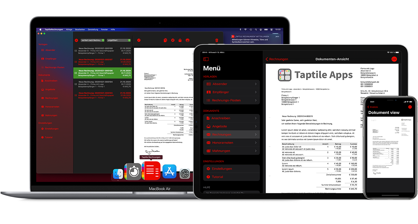 Taptile Invoices 2