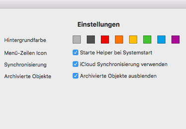 iCloud synchronization