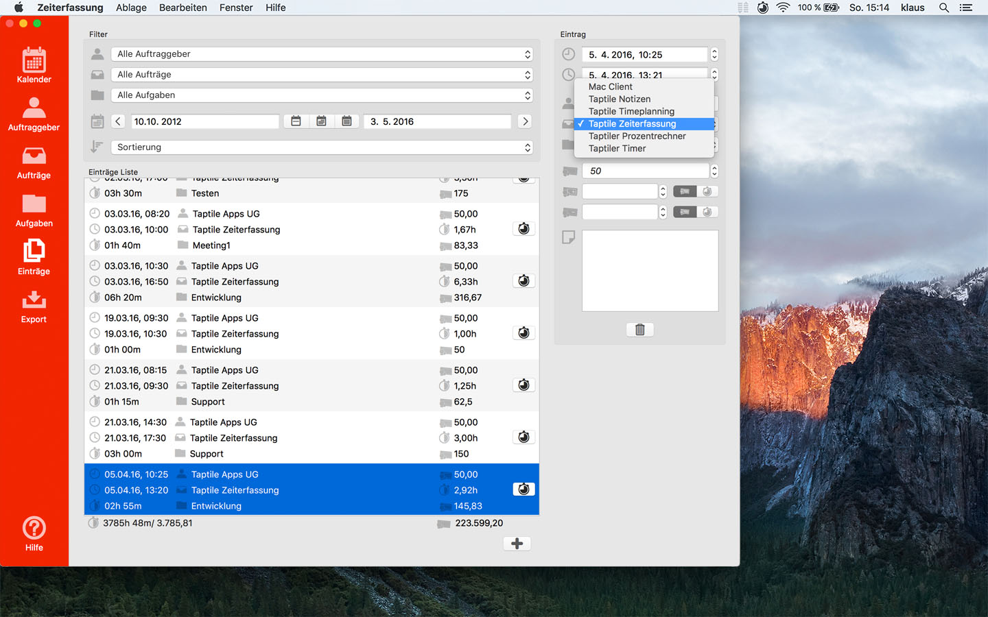 Edit record